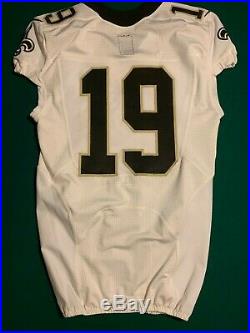 #19 New Orleans Saints Game Worn Issue Jersey +Pants SET -Ginn & Henderson's #19