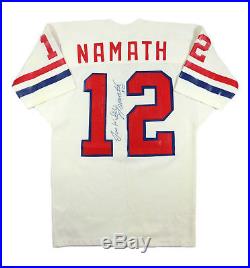1970's PRO BOWL JOE NAMATH SIGNED PRO-CUT GAME ISSUED AMERICAN FOOTBALL JERSEY