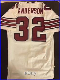 1979 OTTIS ANDERSON Sand Knit GAME ISSUED/WORN JERSEY St Louis Cardinals Size 46