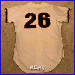 1983 San Francisco Giants Leonard MLB Wilson team issued game jersey sz 42 M L