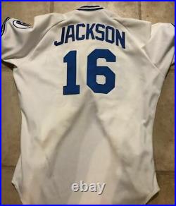 1989 Game Worn Used Issued Bo Jackson Kansas City Royals Home Jersey 48