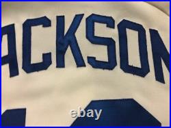 1989 Game Worn Used Issued Bo Jackson Kansas City Royals Home Jersey 48