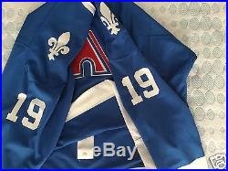 1990-1991 Joe Sakic Game Issued QUEBEC NORDIQUES ROAD JERSEY