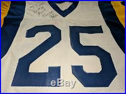 1990 Jerry Gray NFL Authentic Pro Cut Issued LA Rams Jersey, Game Used Signed