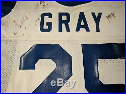 1990 Jerry Gray NFL Authentic Pro Cut Issued LA Rams Jersey, Game Used Signed