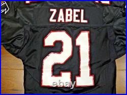 1990's Atlanta Falcons Football #21 Zabel Game Used Issued Jersey