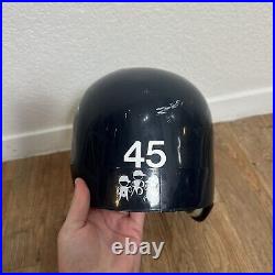 1990s Seattle Mariners # Game Issued Navy Skull Helmet