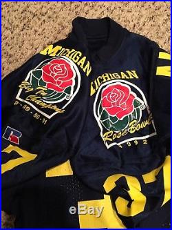 1992 Erik Anderson Michigan Game Issued 1992 Rose Bowl Football Jersey