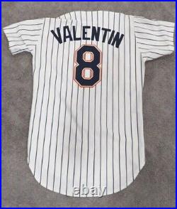 1992 Jose Valentin San Diego Padres Game Used Worn Issued MLB Baseball Jersey