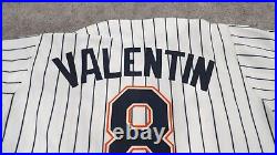 1992 Jose Valentin San Diego Padres Game Used Worn Issued MLB Baseball Jersey
