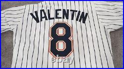 1992 Jose Valentin San Diego Padres Game Used Worn Issued MLB Baseball Jersey