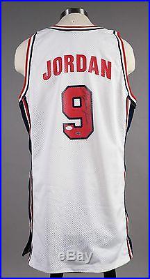 1992 Michael Jordan Signed Game Issued Team USA Olympics Jersey UDA & JSA COA