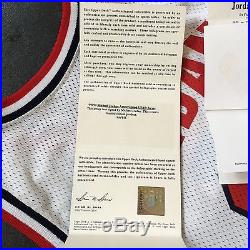1992 Michael Jordan Signed Game Issued Team USA Olympics Jersey UDA & JSA COA