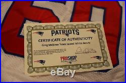 1992 Team Issued White Road New England Patriots Game Un Used Jersey MEISNER 69