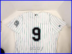 1993-02 Florida Marlins #9 Game Issued White Jersey 48 DP14212