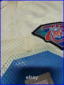 1993-1994 Mike JOHNSON Detroit Lions Game Worn ISSUED Jersey #58 NFL 52 Wilson