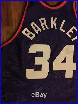 1993-94 Charles Barkley Game Issued Pro-Cut Signed Phoenix Suns Jersey Rare