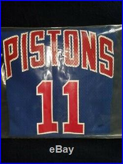 1993-94 Isiah Thomas Detroit Pistons Game Issued Road Jersey