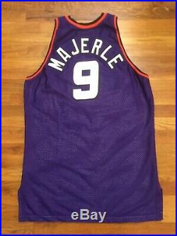 1993-94 Phoenix Suns Dan Majerle Game Pro Cut Jersey 48 + 3 Signed Auto Issued