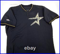 1994-96 Houston Astros Blank Game Issued Black Jersey 50 DP15005