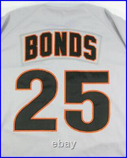 1994 BARRY BONDS GAME ISSUED SAN FRANCISCO GIANTS 125th ANNIV. PATCH ROAD JERSEY
