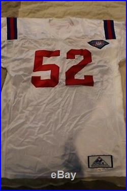 1994 Dave Bavaro Team Issued White Road New England Patriots Game Un Used Jersey
