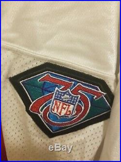 1994 Game Issued Apex New England Patriots Jersey Size 48 #2 75th Patch