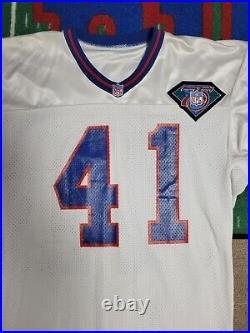 1994 Game Issued John Booty New York Giants Jersey with75th NFL Anniversary Patch