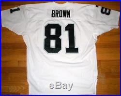 1994 LA Raiders Tim Brown Team Issued Game Jersey Sz 52 Starter Berlin WI USA