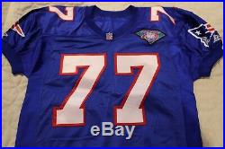 1994 Pat Harlow Team Issued Royal Home New England Patriots Game Un Used Jersey