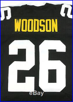 1994 Rod Woodson Pittsburgh Steelers Team Issued 75th Anniv. Starter Game Jersey