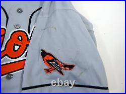 1995-00 Baltimore Orioles Game Issued Grey Jersey 48 DP22160