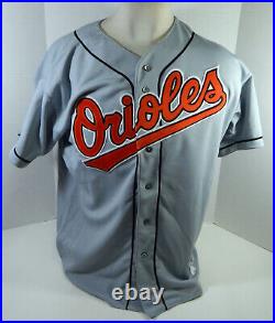 1995-00 Baltimore Orioles Game Issued Grey Jersey 50 DP22161