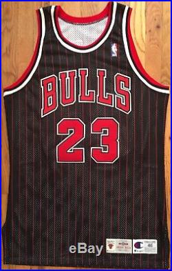 1995-96 Chicago Bulls Michael Jordan Pro Cut Jersey 46 + 3 game issued used worn