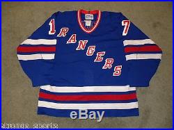 1995-96 New York Rangers Peter Ferraro Set 2 Game Worn Issued Jersey