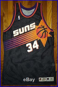 1995-96 Phoenix Suns Charles Barkley Game Issued Used Worn Pro Cut Jersey 50 + 3