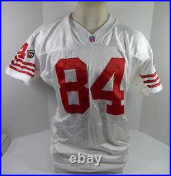 1995 San Francisco 49ers Brent Jones #84 Game Issued White Jersey 50 DP34393