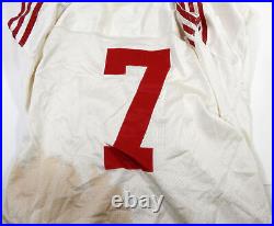 1995 San Francisco 49ers Tony Zendejas #7 Game Issued White Jersey 44 DP26893