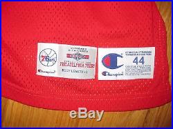 1996-97 Allen Iverson Game Used Worn ROOKIE jersey SZ44+3 Pro Issue Cut Team