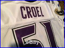 1996 Baltimore Ravens Game / Issued Jersey Mike Croel Franchise Inaugural Year