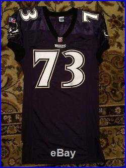 1996 Baltimore Ravens Game / Issued Jersey Tim Goad Franchise Inaugural Year