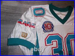 1996 Charlotte Rage Game Issued Jersey Rare, Arena Football League AFL