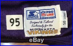 1996 Cris Carter Minnesota Vikings Game Team Issued 35th Anniversary Jersey