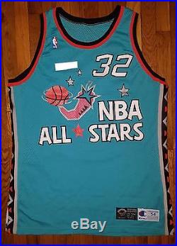 1996 NBA All Star Shaquille O'Neal Magic Game Issued Pro Cut Jersey 54 + 2 Shaq