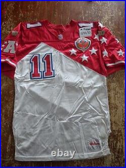 1996 Pro Bowl Drew Bledsoe Game Issue Jersey, Wilson Size 48 Authentic, Patriots