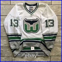 1996 Starter NHL Game Issued Jersey Hartford Whalers Sergei Fedetov Sz. 54 Used