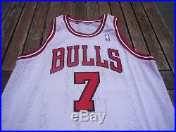 1997-98 Nike Toni Kukoc Chicago Bulls Game Issued Pro Cut Jersey vtg