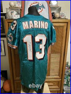1997 Dan Marino Game Used Issued Signed Miami Dolphins Jersey COA MMA