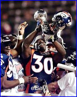 1997 Denver Broncos Terrell Davis Game Issued Super Bowl Jersey