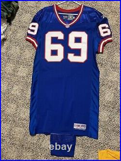 1997 Derek Engler Reebok NFL New York Giants Team Issued NFL Jersey 46 Game